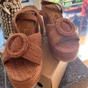 Wedge Sandals by Beach by Matisse, never worn